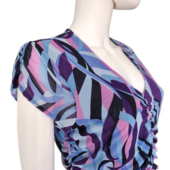 y2k vintage graphic blouse - Picture 4 of 6